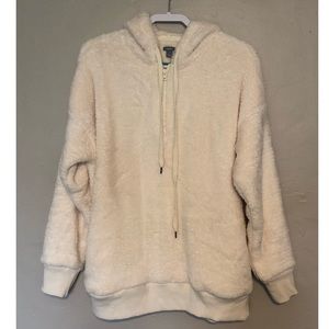 Aerie Quarter-Zip Sherpa Pullover Sweater